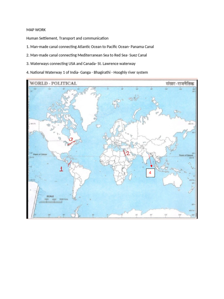 Map Work Geo | PDF