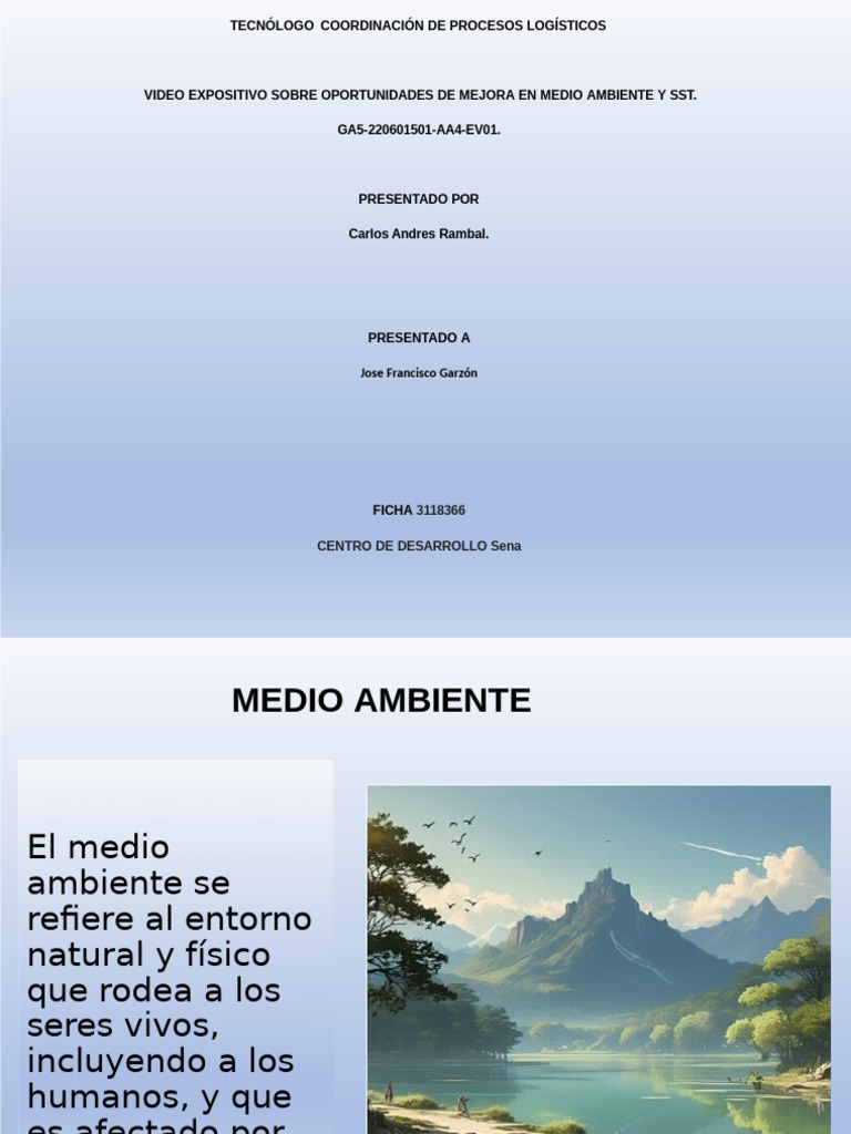 Medio Ambiente Ga5 220601501 Aa4 Ev01 | PDF | Entorno natural | Tierra