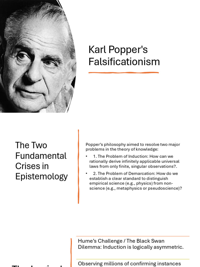 Popper's Falsificationism Explained | PDF | Falsifiability | Inductive ...