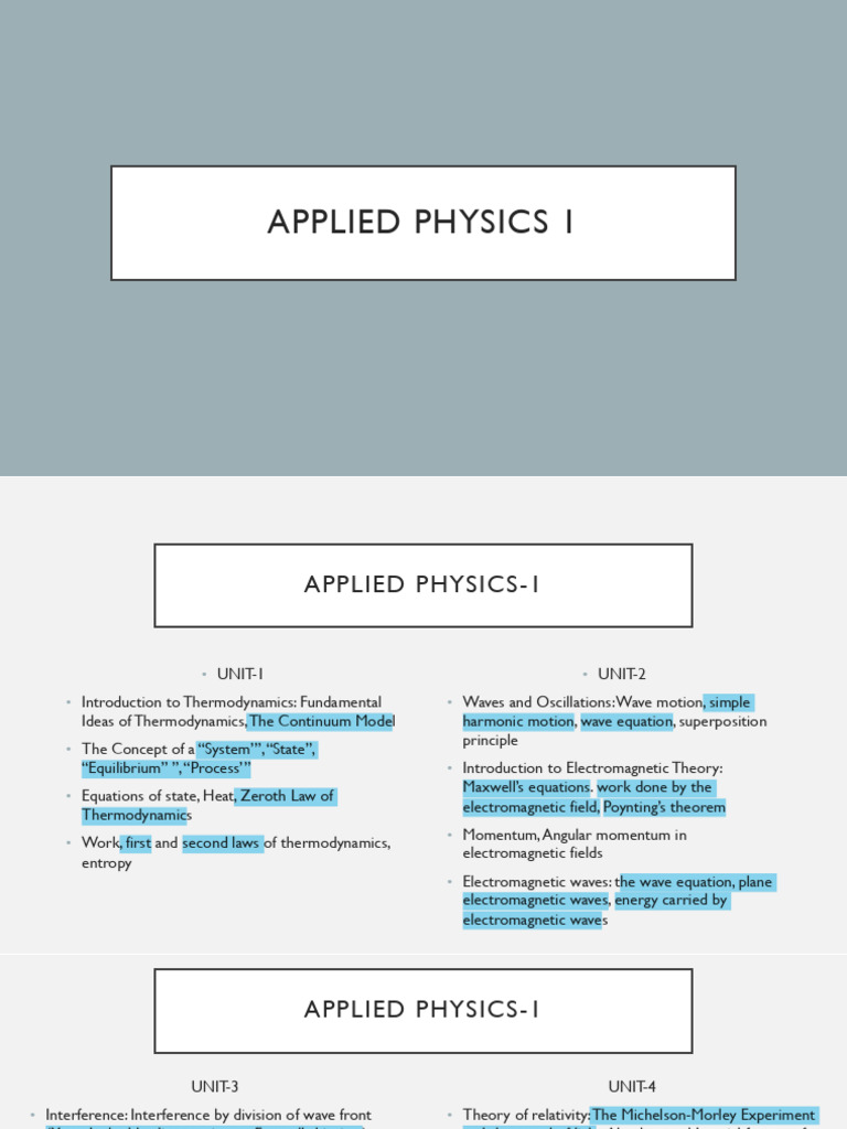 Am, AP and MP Most Imp | PDF | Ordinary Differential Equation | Diffraction