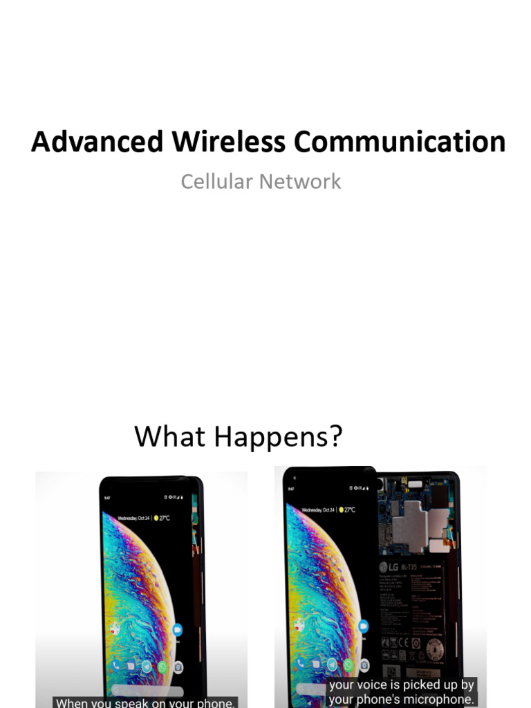Cellular Network Architecture Explained | PDF | Cellular Network ...