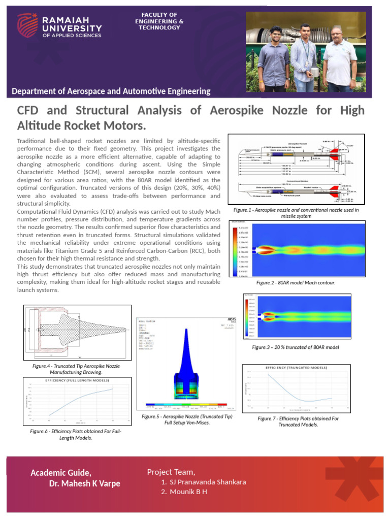 Aerospike Nozzle CFD Analysis Report | PDF | Rocket | Computational ...