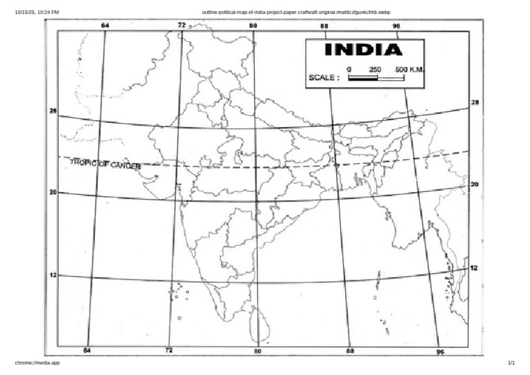 Political Map of India Project Guide | PDF