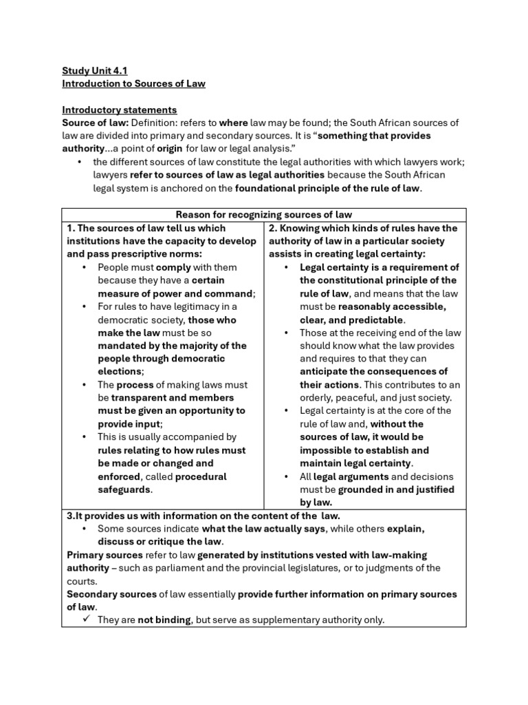 Study+Unit+4 Combined 1 | PDF | Precedent | Jurisdiction