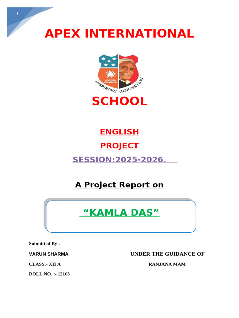 Vaibhav School Project File | PDF