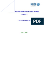 1 MWe BIOMASS POWER PROJECT