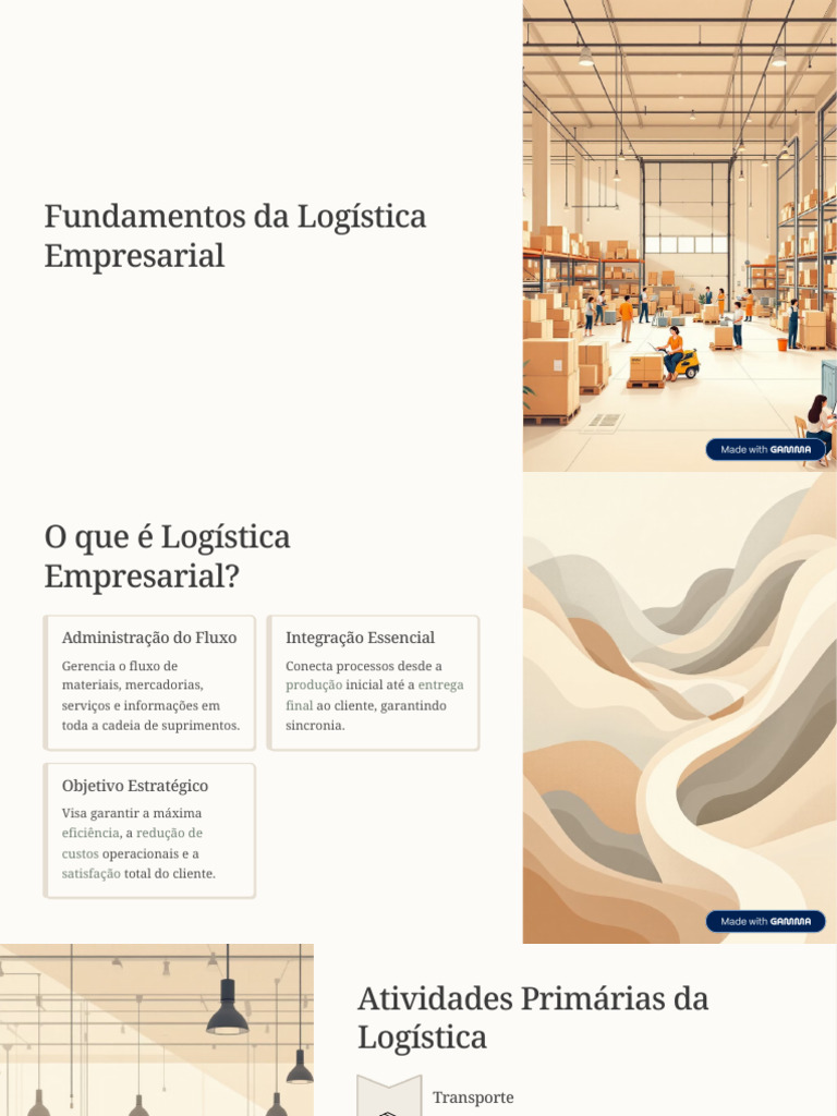Fundamentos da Logística Empresarial | PDF | Logística | Cadeia de ...