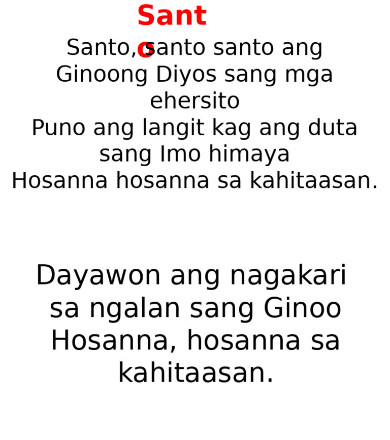 Santo | PDF
