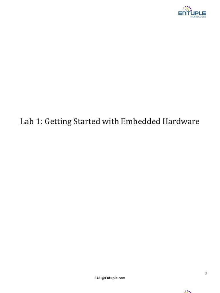 Getting Started with Embedded Hardware | PDF | Field Programmable Gate ...
