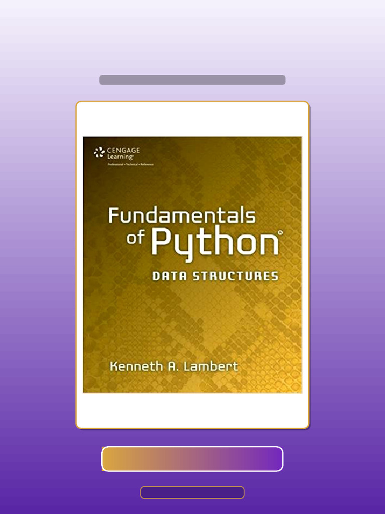 Test Bank For Solution Manual For Fundamentals of Python Data ...