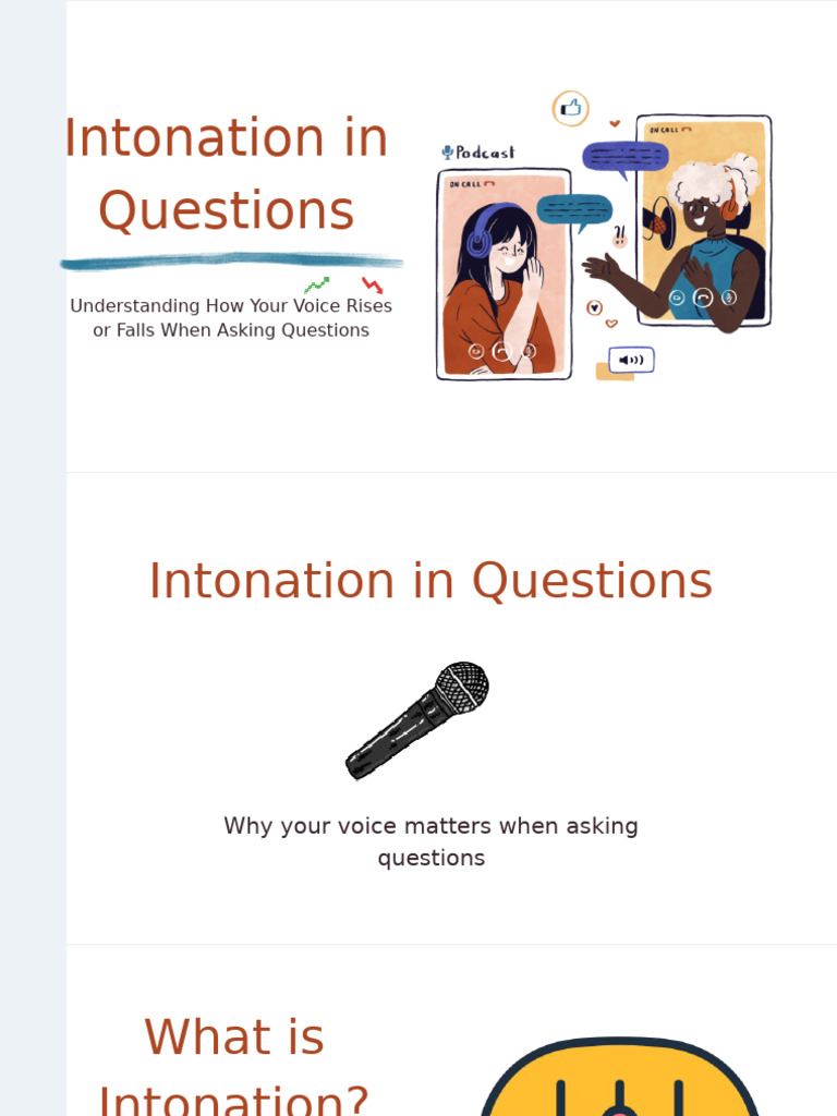 Intonation in Questions: Understanding How Your Voice Rises or Falls ...
