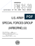 U.S. Army Special Forces Group (Airborne) (U) : Department of The Army Field Manual