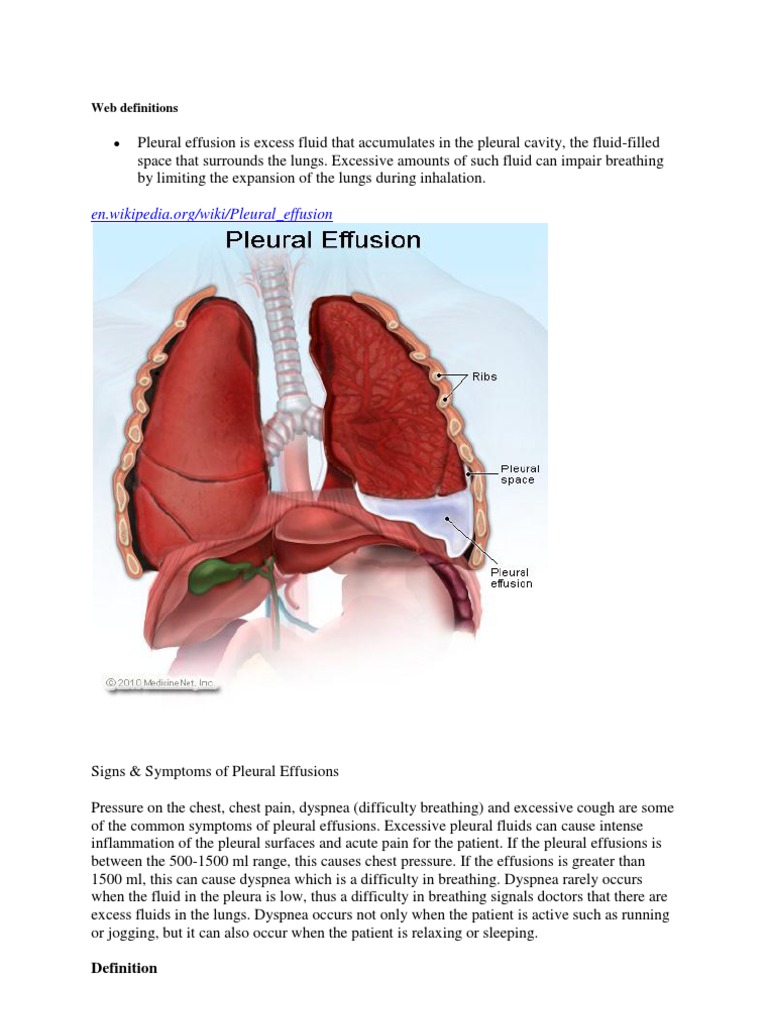 Understanding Pleural Effusion Types | PDF | Wellness