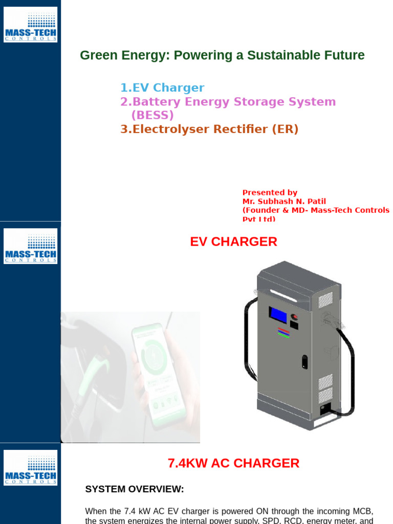 Green Energy Solutions for EV Charging | PDF | Battery Charger | Direct ...
