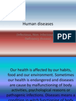 Human Diseases: (Infectious, Non-Infectious and Deficiency Disease)