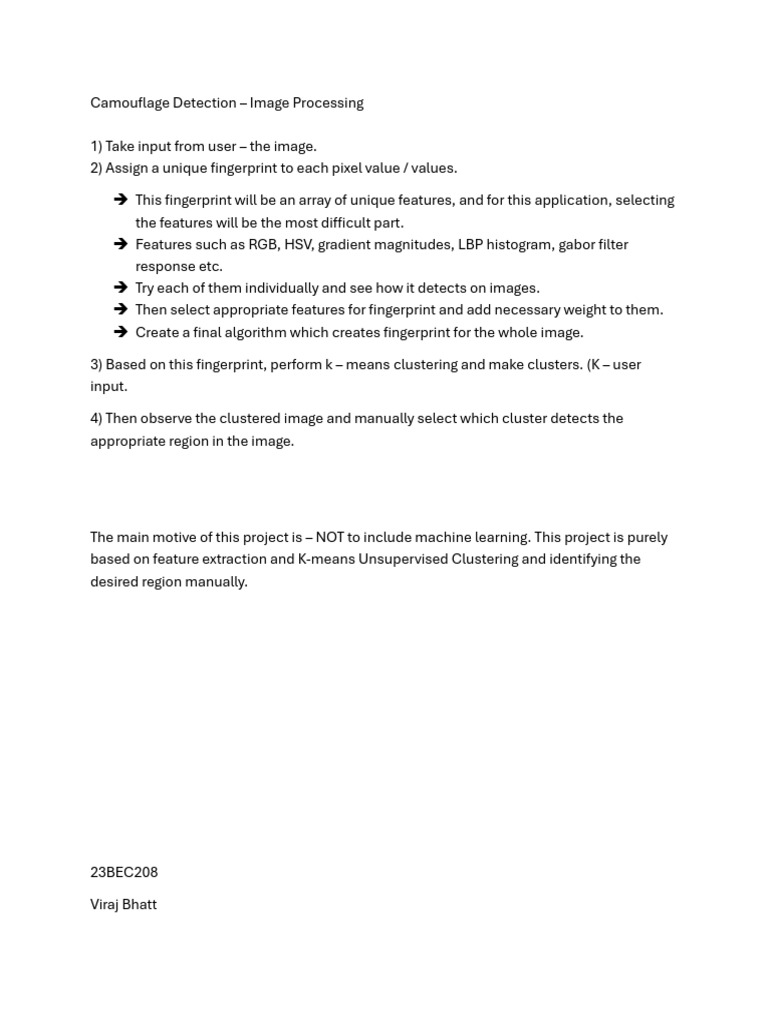 Camouflage Detection | PDF