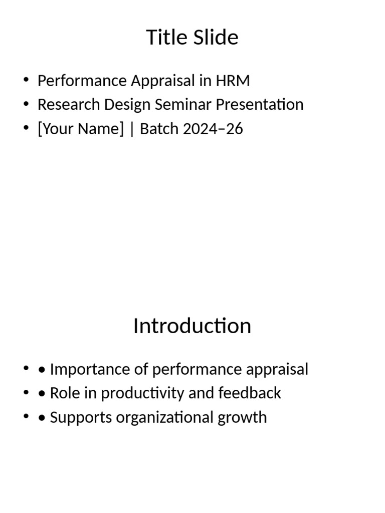 Performance Appraisal Analysis in HRM | PDF