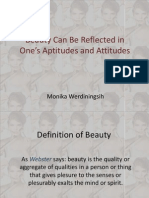 Beauty Can Be Reflected in One's Aptitudes and Attitudes: Monika Werdiningsih