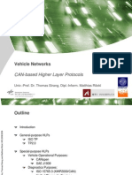 Vehicle Networks: CAN-based Higher Layer Protocols