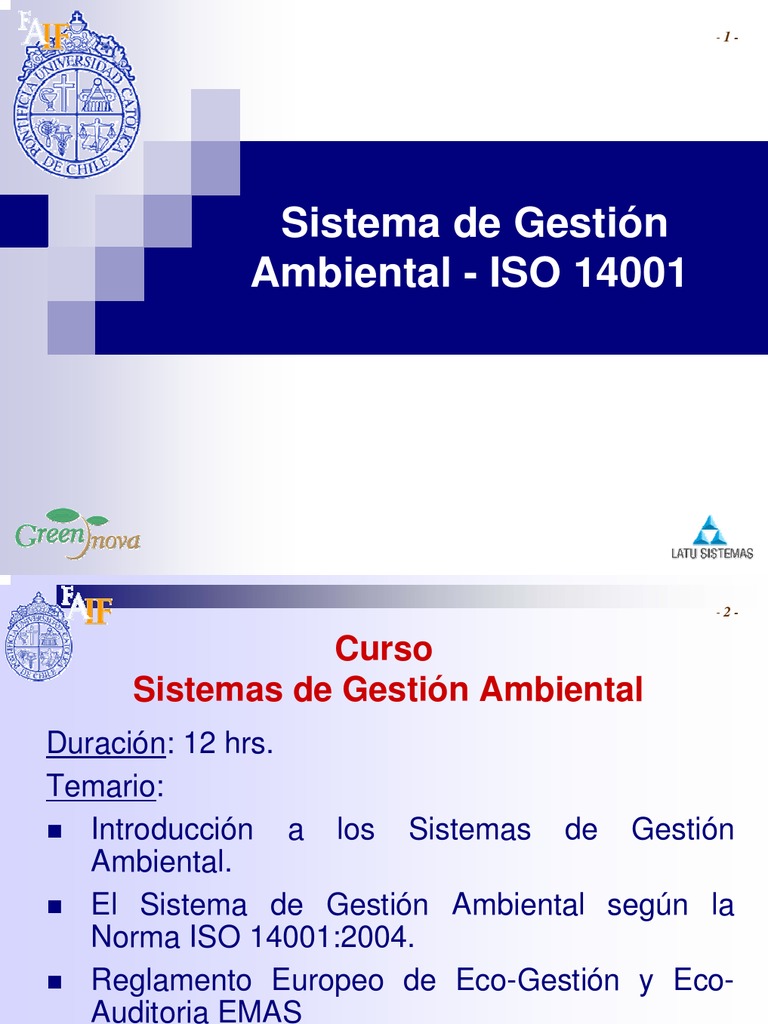 Aspectos Ambientales en ISO 14001 | PDF | Sistema de manejo de calidad ...