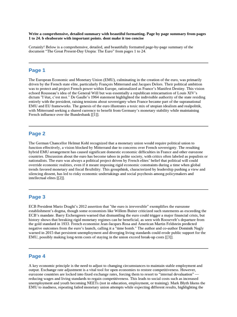 What Ails France | PDF | Eurozone | Economic And Monetary Union Of The ...