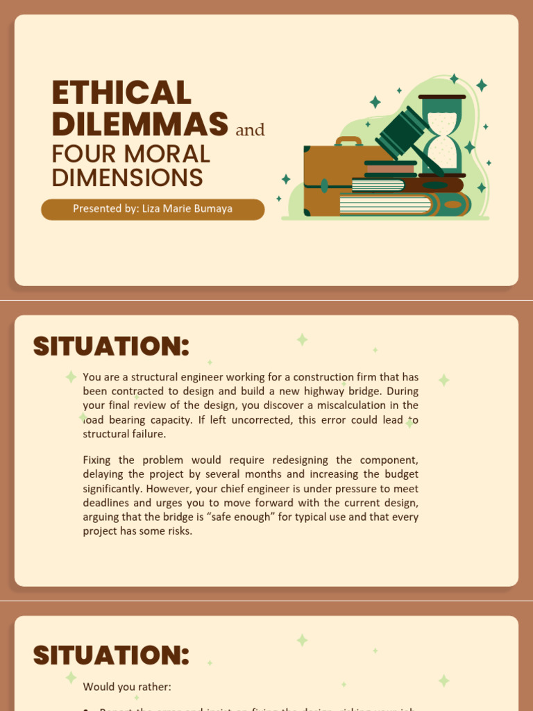 Ethical Dilemmas in Engineering Decisions | PDF | Morality | Value (Ethics)