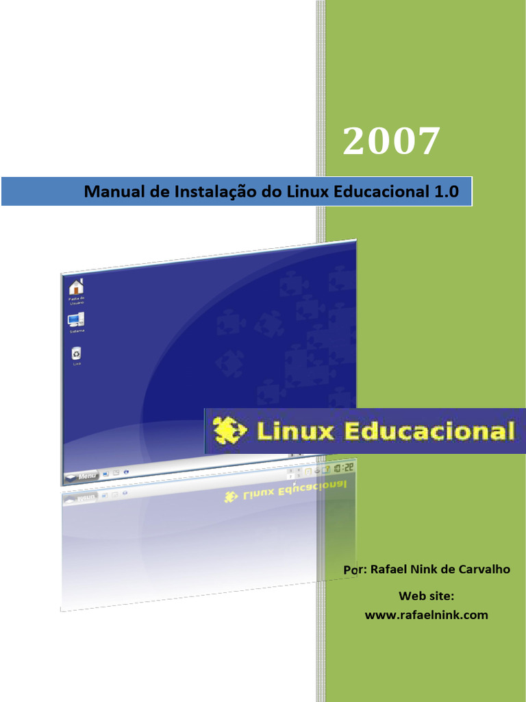 Instalação do Linux Educacional 1.0 | PDF | Endereço de IP | Linux