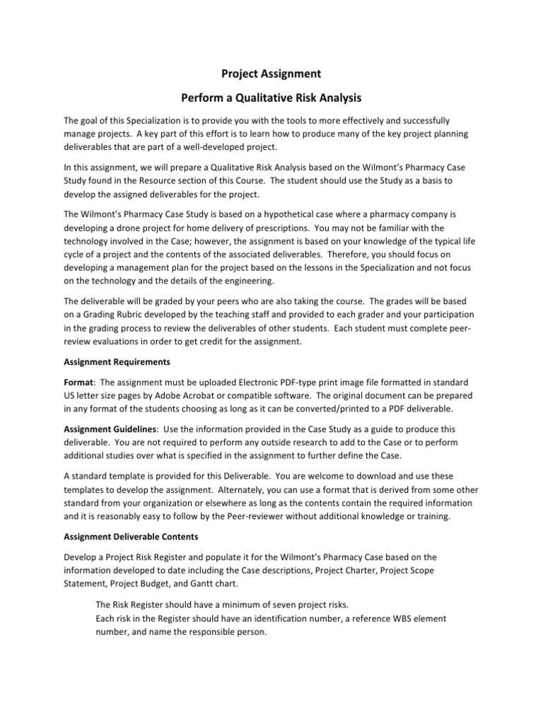 Qualitative Risk Analysis (C3,M1) - 6th Ed (1) | PDF | Risk | Risk ...