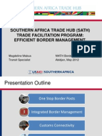 Efficient Border Management USAID Southern Africa Trade Hub
