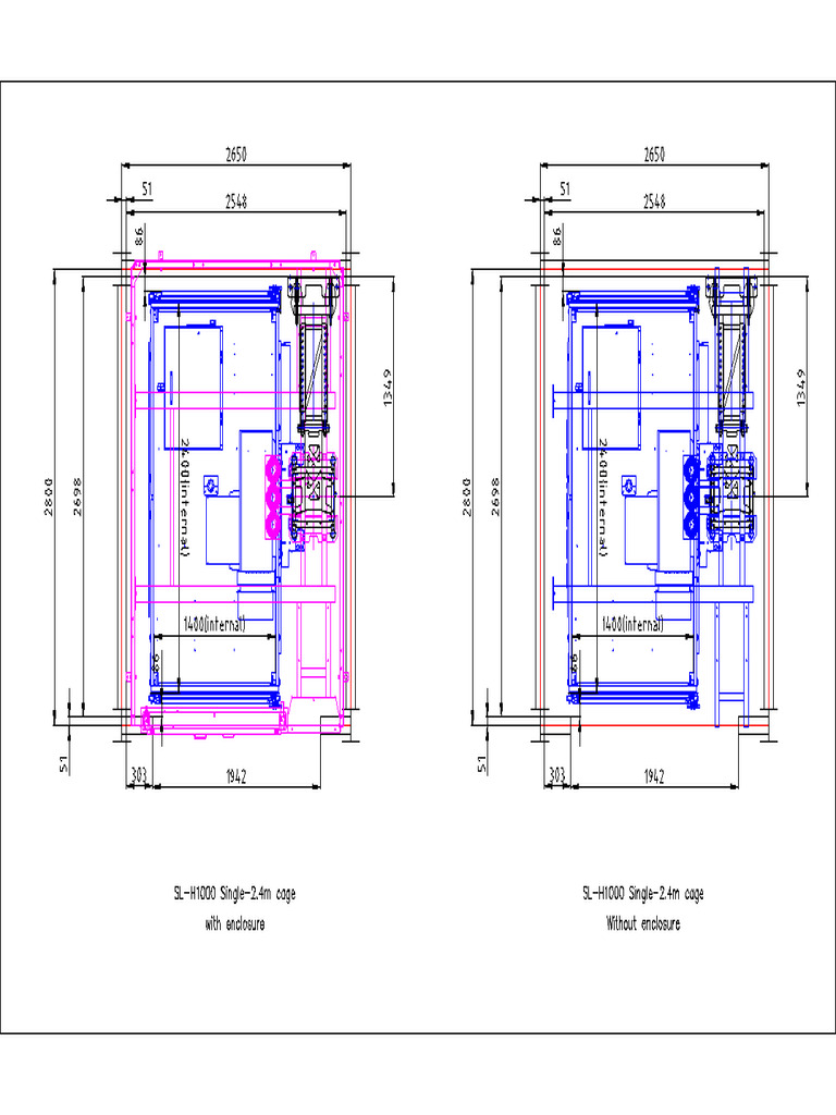 SL-H1000 I LAYOUT - 2.4mcage - Left-For Shaft | PDF