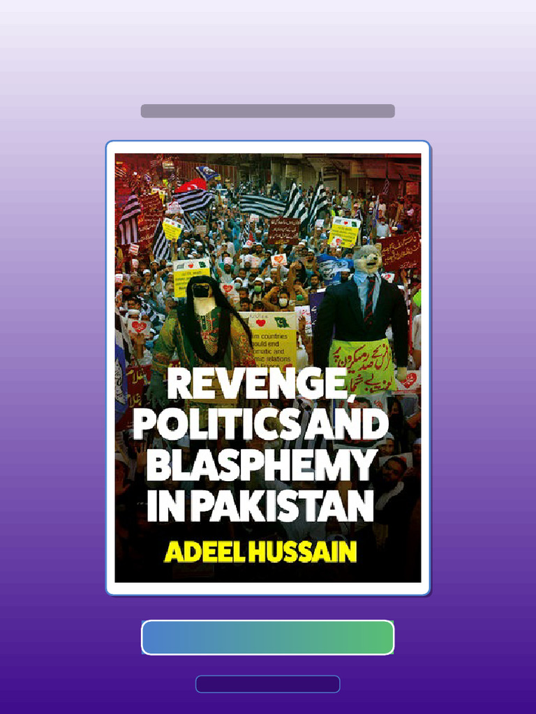 Test Bank of Revenge Politics and Blasphemy in Pakistan Adeel Hussain ...