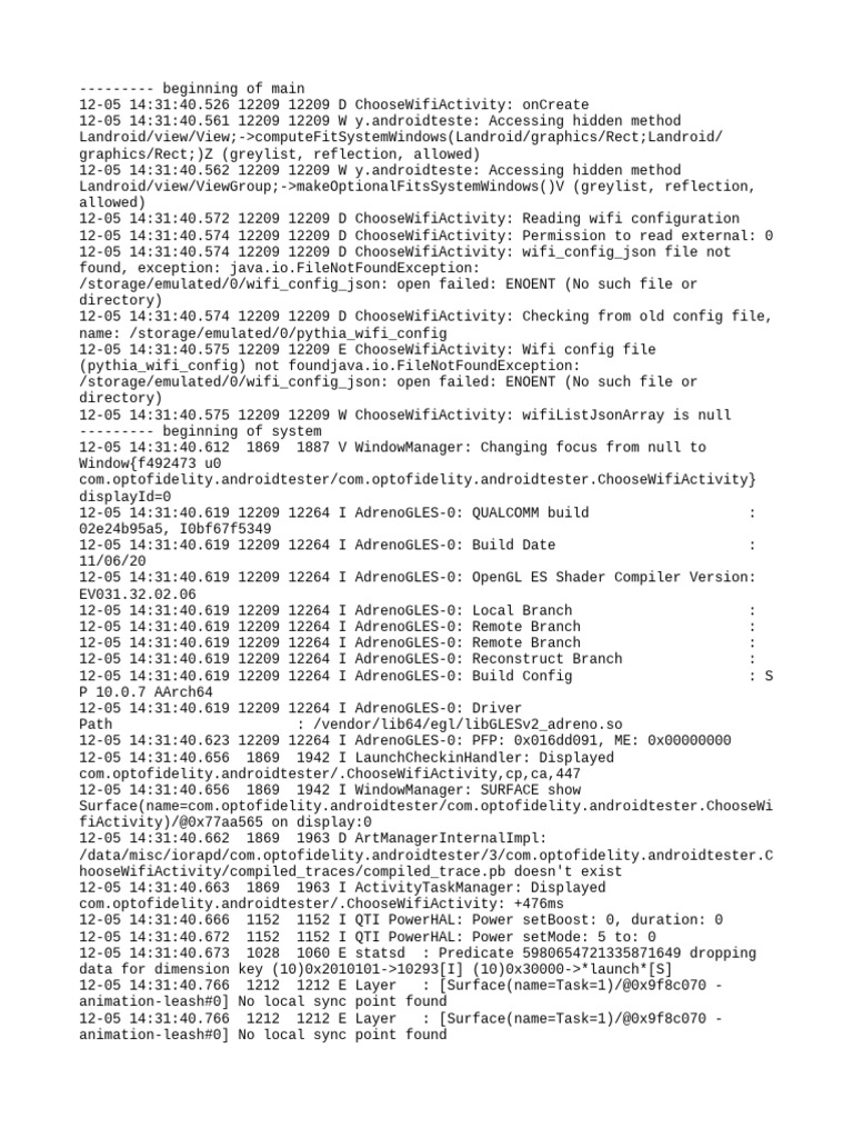 Log Cat 1764945100453 | PDF | Computer Programming | Embedded Linux ...