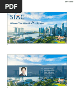 SIAC Arbitration Model Clause Guide | PDF