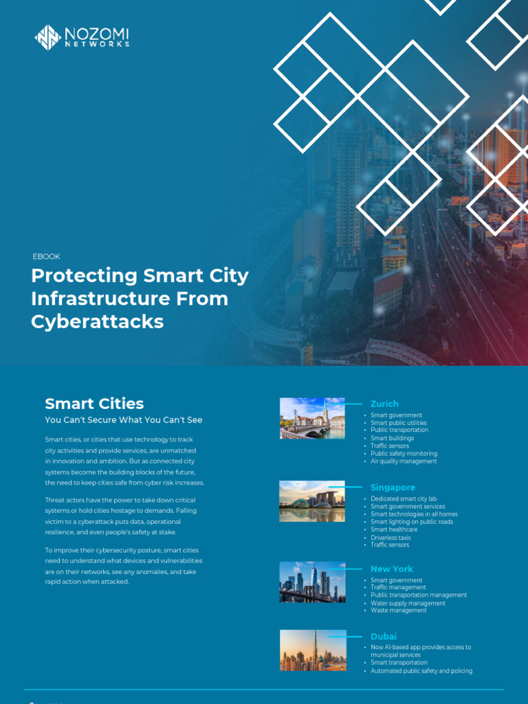 Cybersecurity for Smart Cities: A Guide | PDF | Computer Security ...