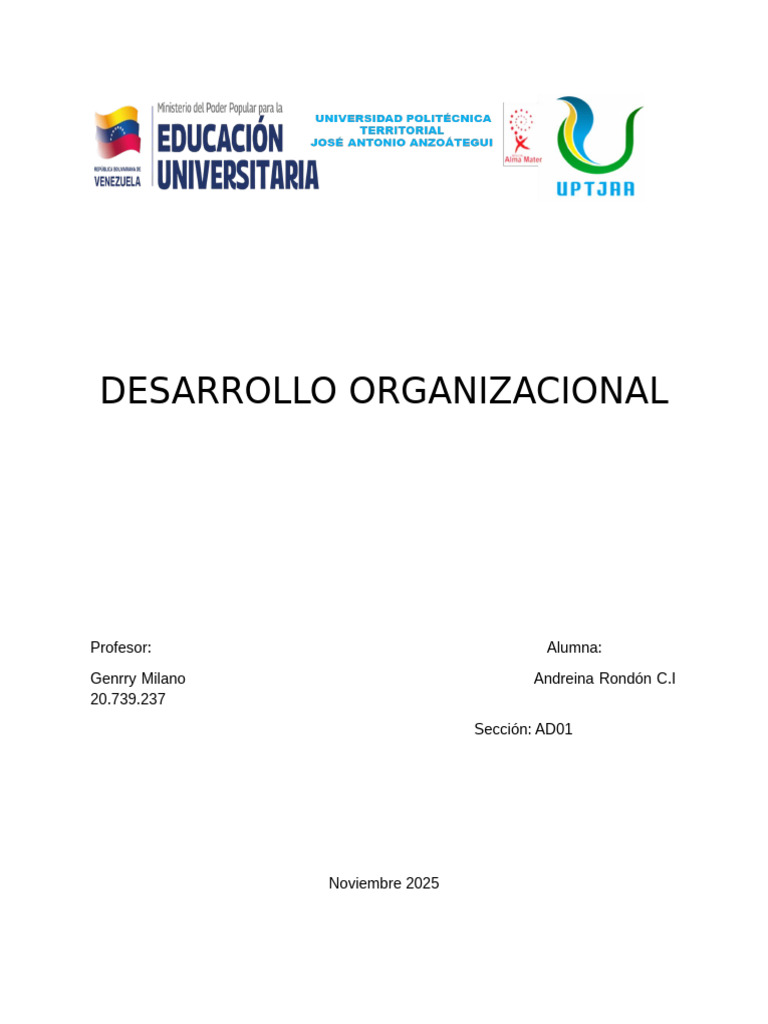 Evolución del Desarrollo Organizacional | PDF | Business | Planificación