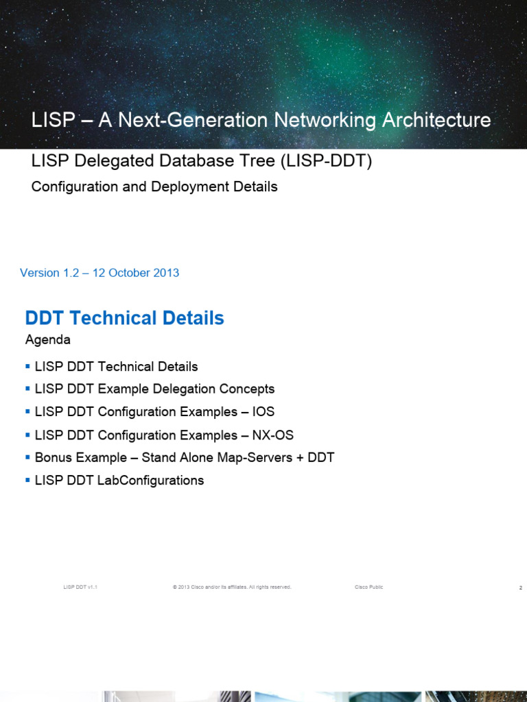 LISP DDT Networking Architecture Guide | PDF | Domain Name System | I Pv6