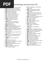 Essential Project Management Terms | PDF