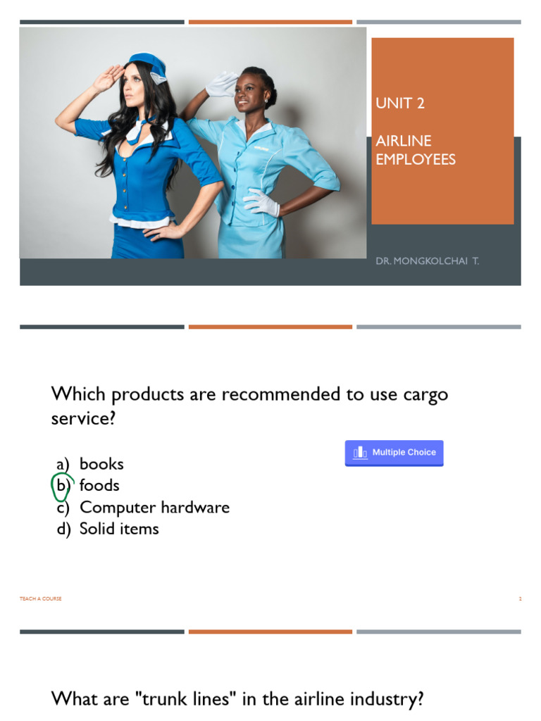 Airline Employee Roles and Responsibilities | PDF | Flight Attendant ...