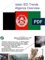 Afghanistan IED Trends and Intelligence Overview