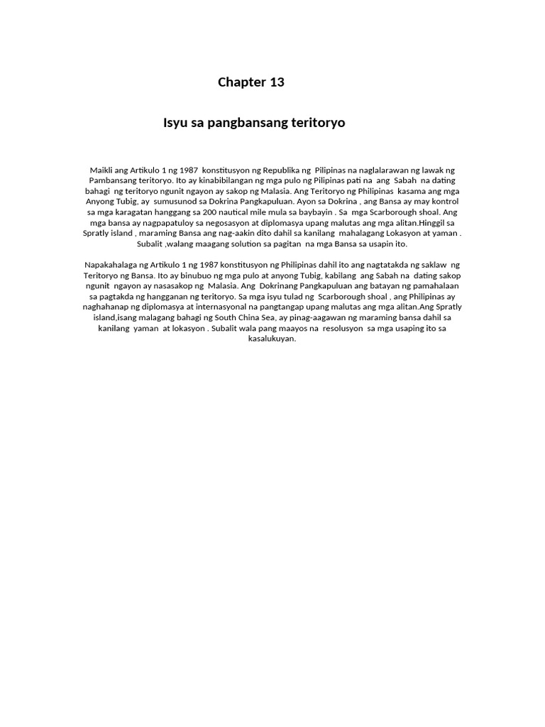 Chapter 13 Practice | PDF