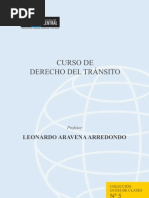 Curso de Derecho del Tránsito, leonardo aravena