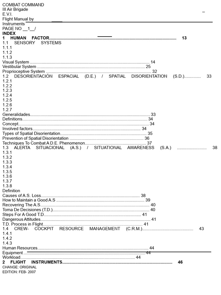 Instrument Flight Manual 2007 | PDF | Perception | Aviation