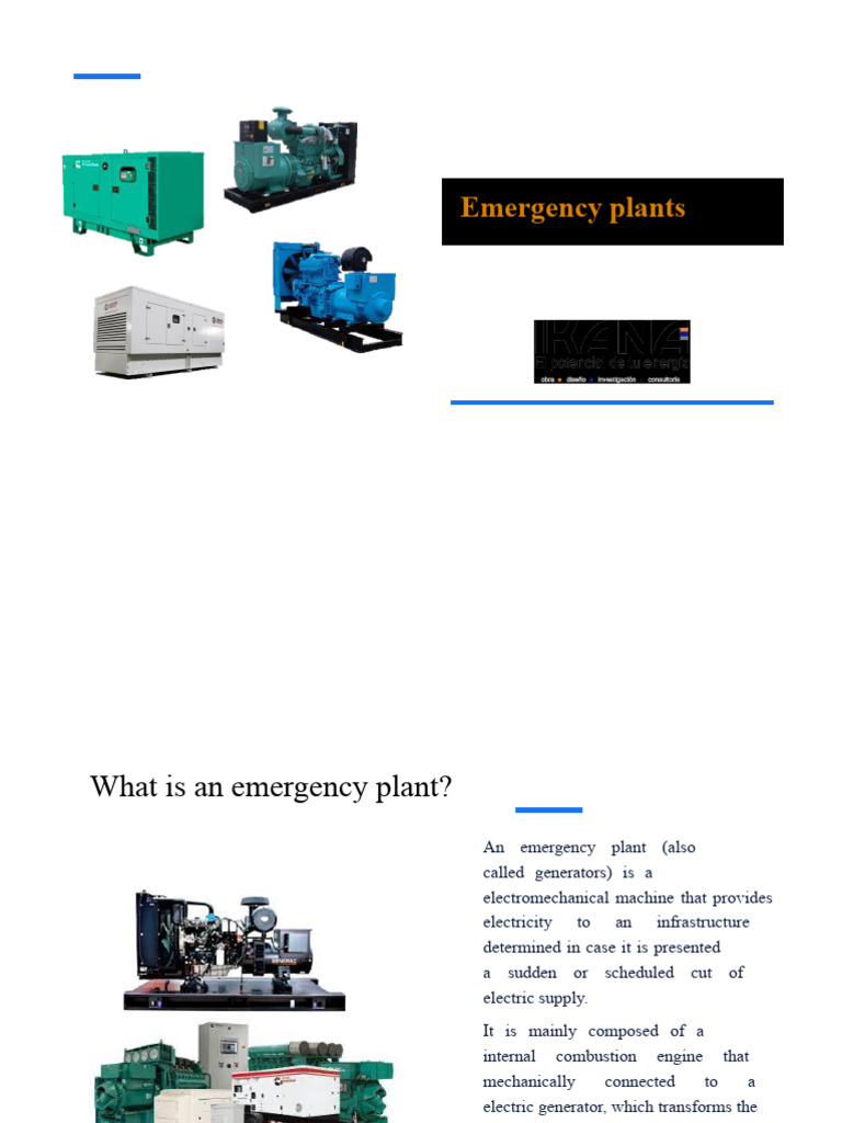 Understanding Emergency Plants and Maintenance | PDF | Internal ...