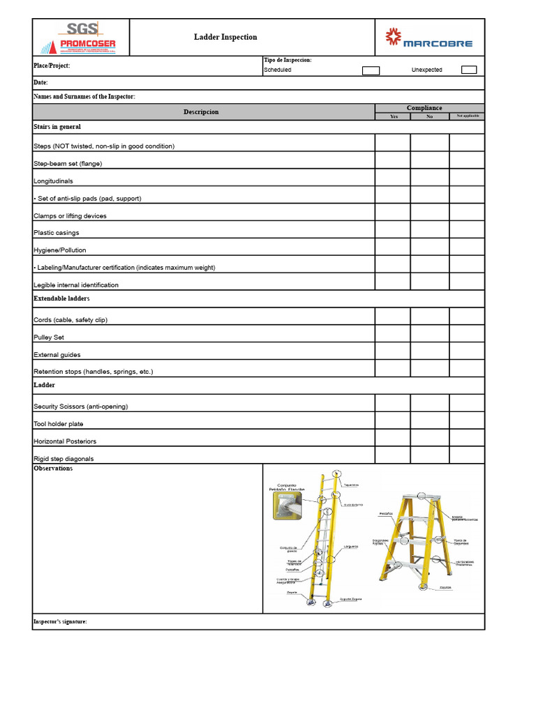 Stair Inspection Record | PDF