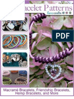 20 Bracelet Patterns Macram Bracelets Friendship Bracelets Hemp Bracelets and More Ebook