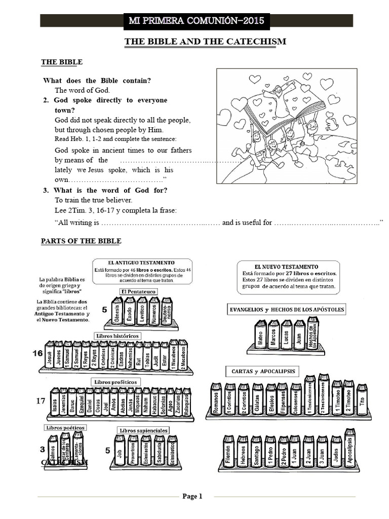 First Communion Catechesis | PDF | David | Jacob
