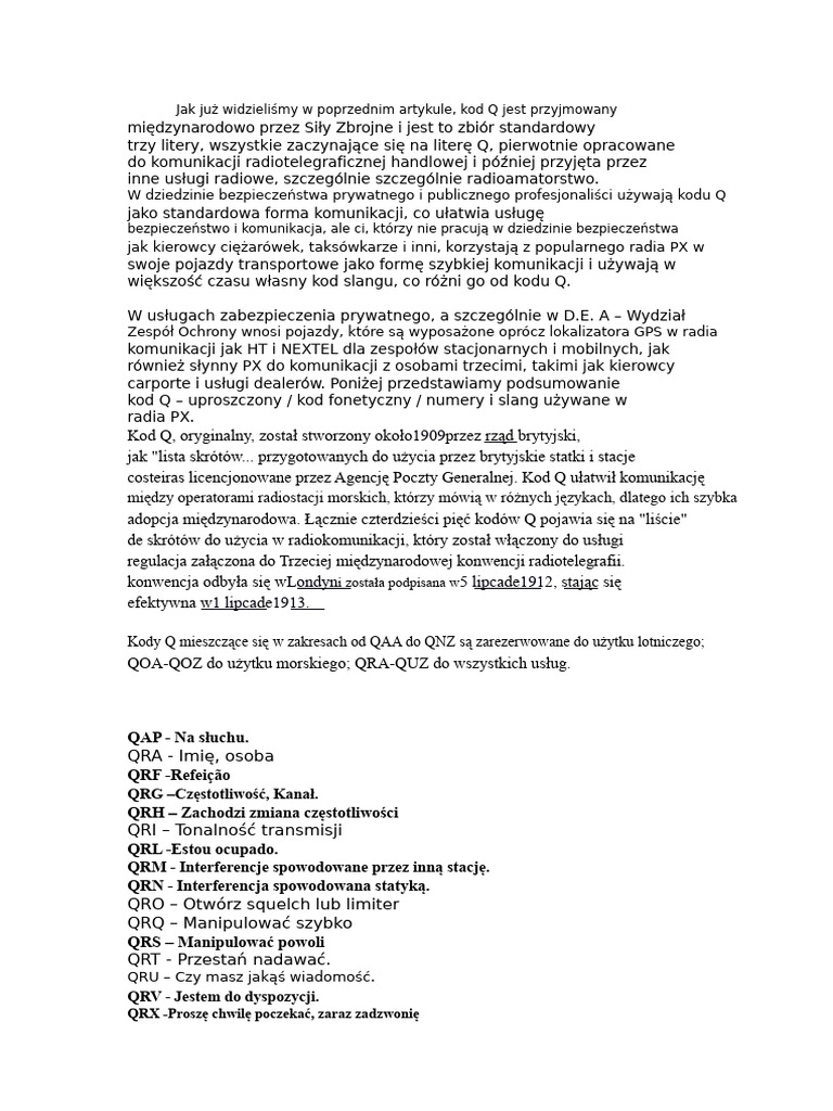Kod Q | PDF