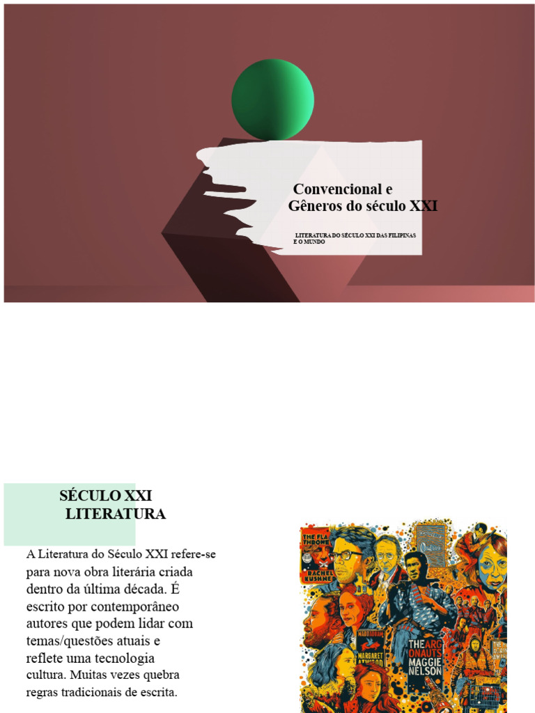 Gêneros Literários do Século XXI | PDF | Mangá | Quadrinhos