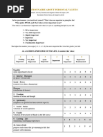 PERMA Self-Assessment Worksheet | PDF