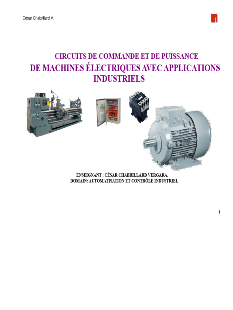 Circuits Électriques pour Machines Industrielles | PDF | Électricité ...